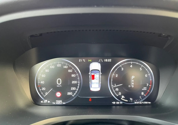 Volvo S60 cena 120800 przebieg: 75265, rok produkcji 2019 z Wrocław małe 67